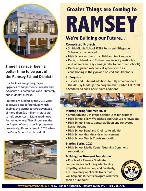 New instructional spaces planned for Ramsey