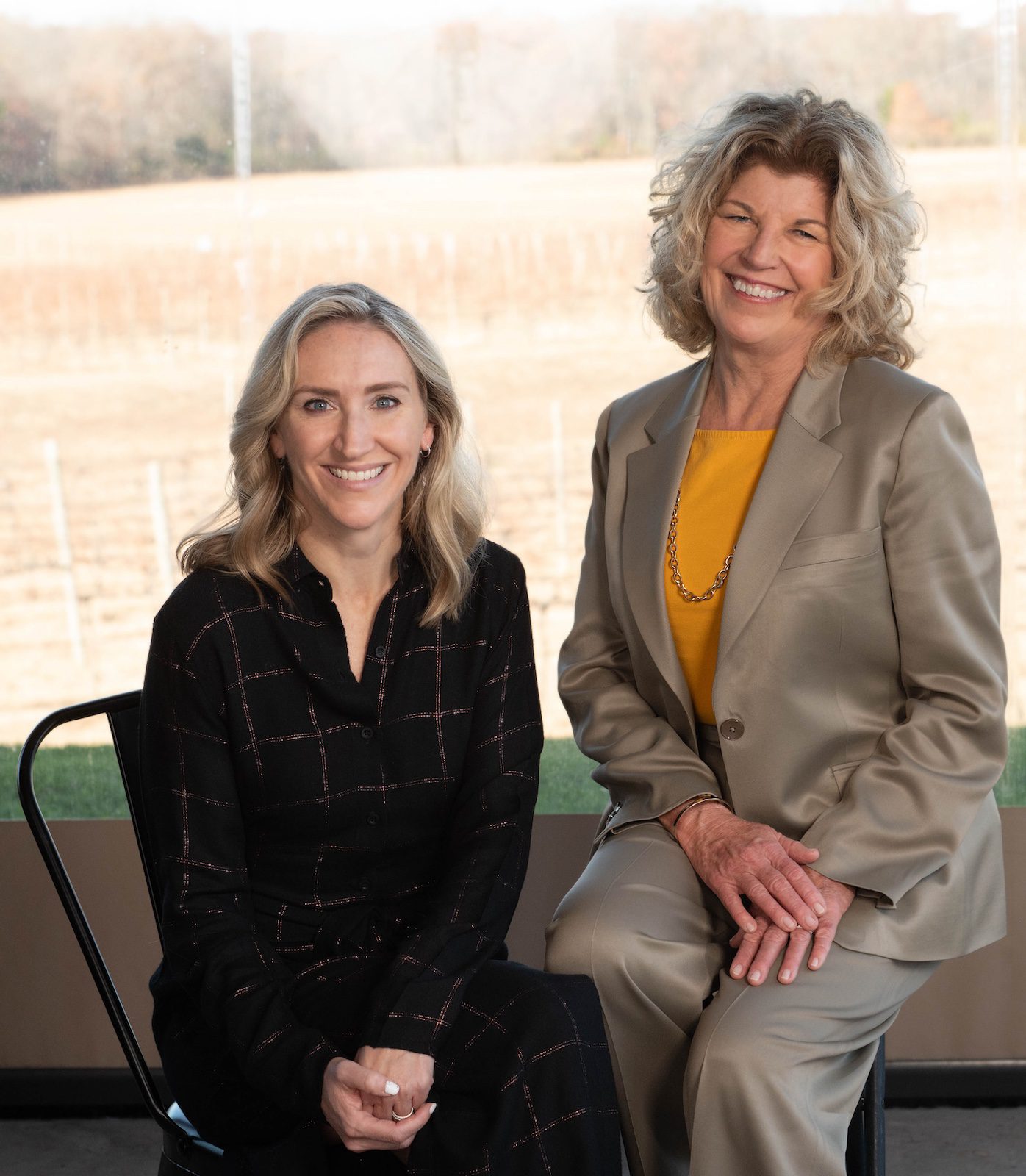 Laura Bishop and Allyson Roberts